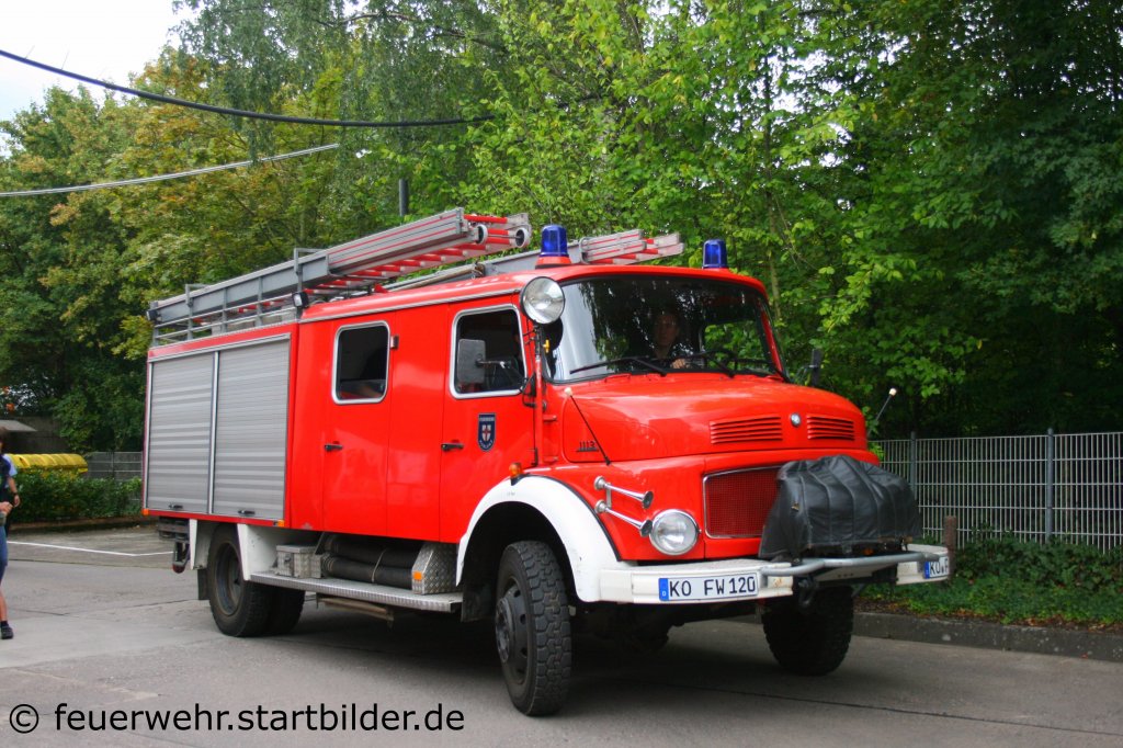 Feuerwehr Koblenz.
LF 16TS.
Aufgenommen beim Tag der Offenen T�r der Fw Koblenz, 28.8.2011. 