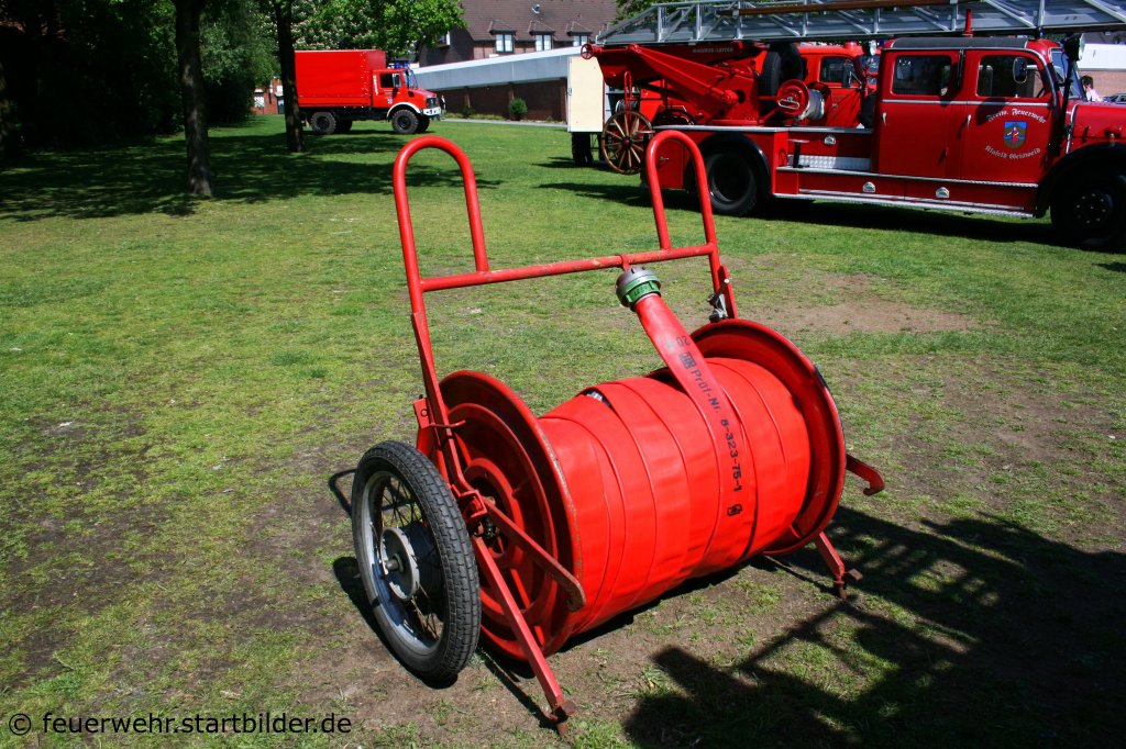 Hier ist die Haspel des LF16 auf IFA W50 zusehen.
Aufgenommen in Kirchhellen am 1.5.2011. 