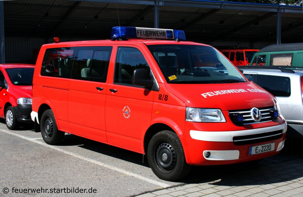 MTF 8/8 (E 2220) (Florian Essen 1-MTW-2).
Aufgenommen auf der Feuerwache 1 in Essen am 4.9.2010.
