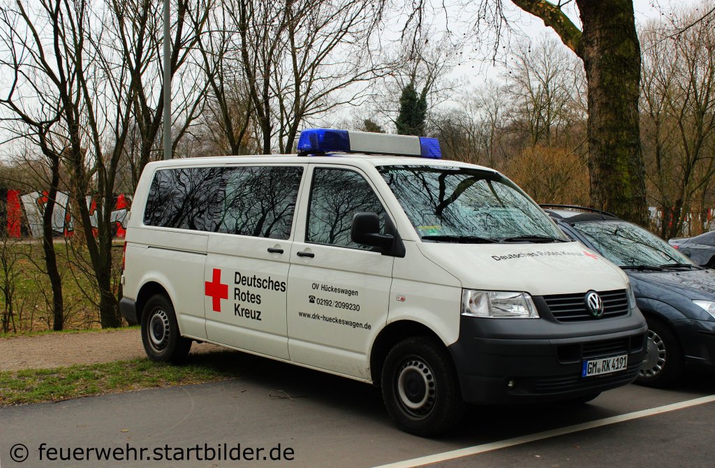 MTW (4/19/1) der DRK OV H�ckeswagen.
Aufgenommen an der Bayarena in Leverkusen am 3.3.2012.