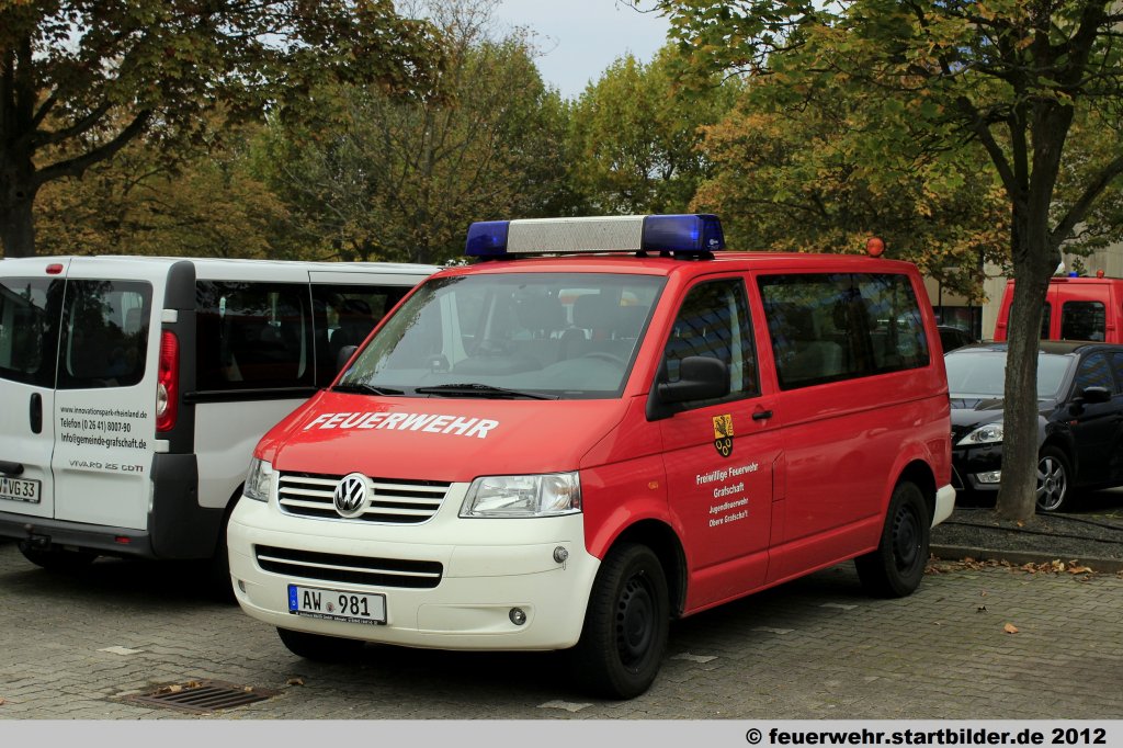 MTW (AW 981) der Feuerwehr Grafschaft.
Aufgenommen beim Jubil�um 50 Jahre LFV-Rheinland-Pfalz in Mainz,6.10.2012.

