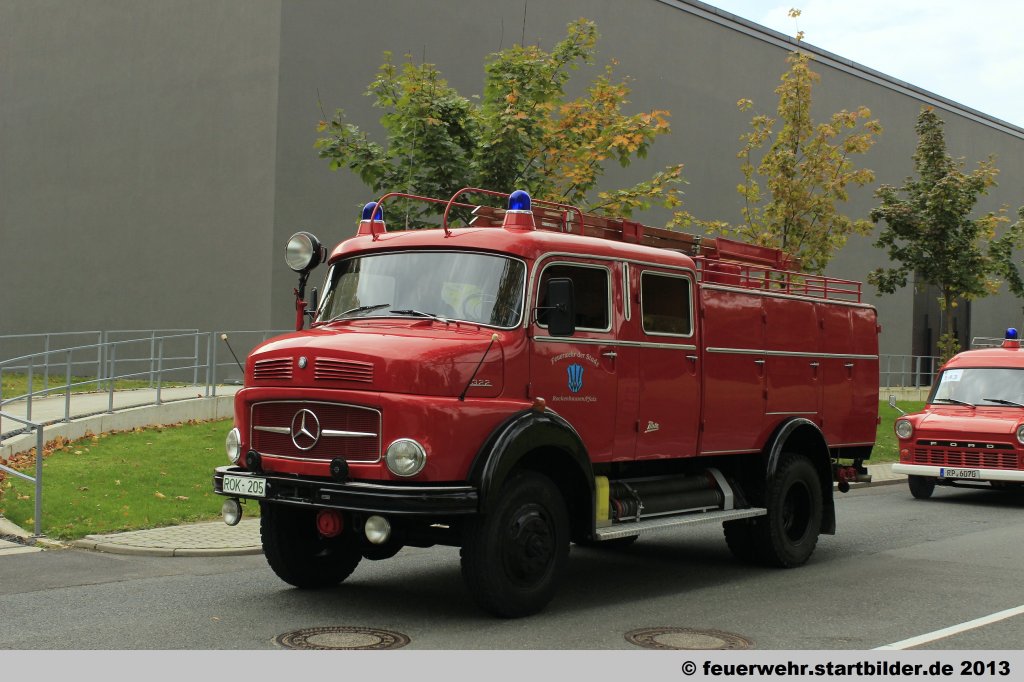 TLF 16 der Feuerwehr Rockenhausen.
Aufgenommen beim Jubil�um 50 Jahre LFV-Rheinland-Pfalz in Mainz,6.10.2012.