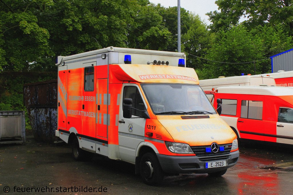 Werkstattwagen 12/11.
Aufgenommen beim Tdot der BF Essen, 26.8.2012.