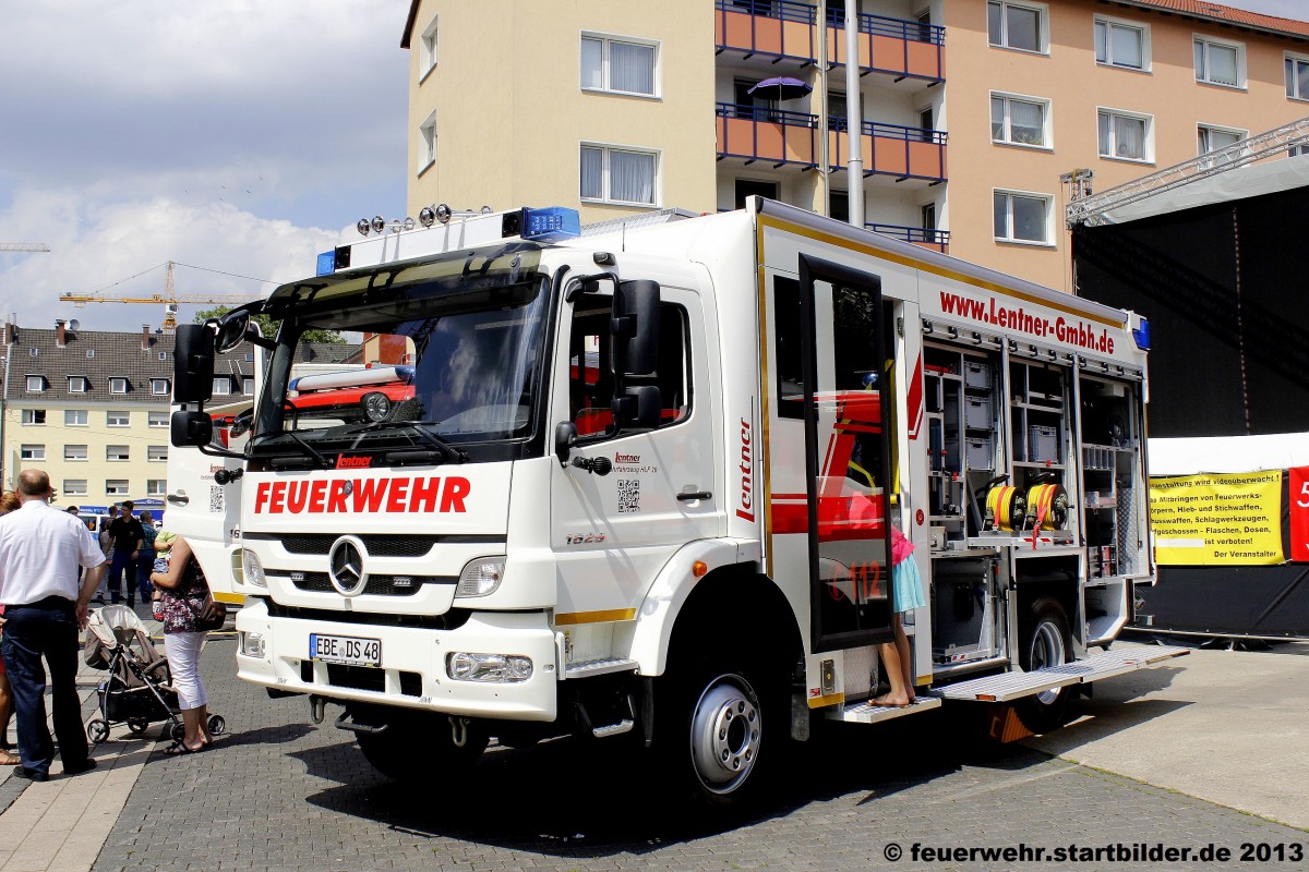 Vorführfahrzeug HLF 20 der Firma Letner.

