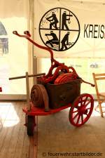 Historisches L�schger�t der Feuerwehr Neuss Rosellen.
Aufgenommen beim Tdot der FF Rosellen am 13.5.2012.