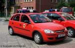 Feuerwehr Dortmund  Florian Dortmund 1/18/1  DO 2572  OPEL  PKW  Aufgenommen vor der Feuerwache 1 in Dortmund, 28.8.2010.